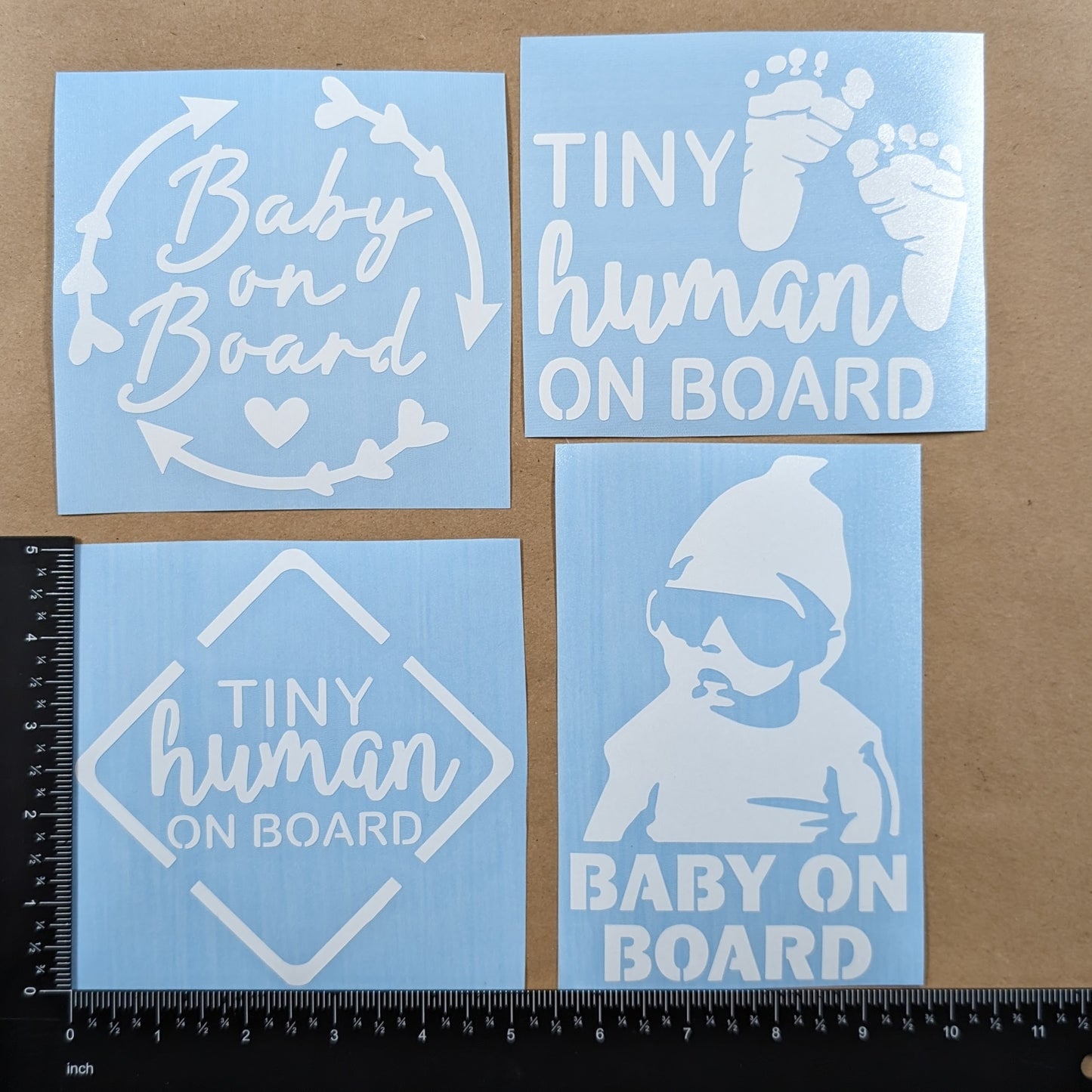 Baby On Board Decal 4 Pack