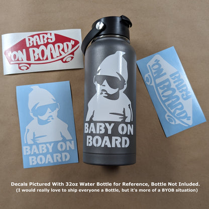 Baby On Board Decal 4 Pack Vans/Carlos