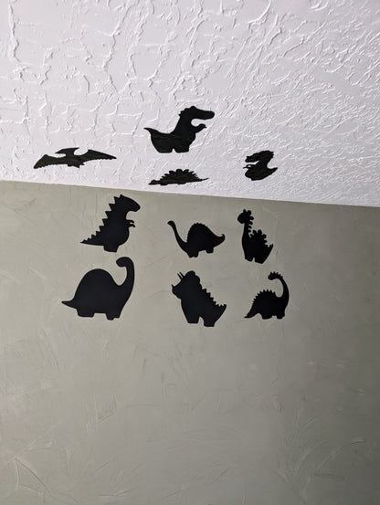 High Contrast Baby Dinosaurs Ceiling/Wall Decals 10 Pack - Dinos