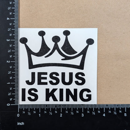 Jesus Is King Decal 4-Pack