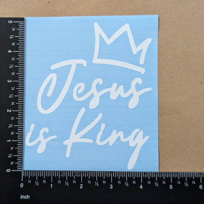 Jesus Is King Decal 4-Pack