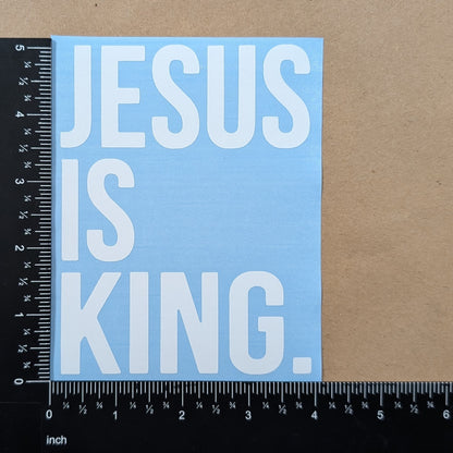 Jesus Is King Decal 4-Pack