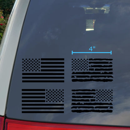 American Flag Decal 4 Pack