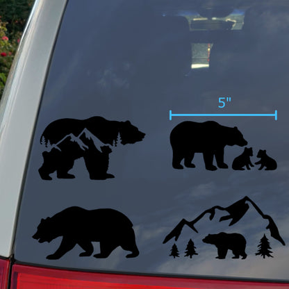 Bear Decal 4-Pack