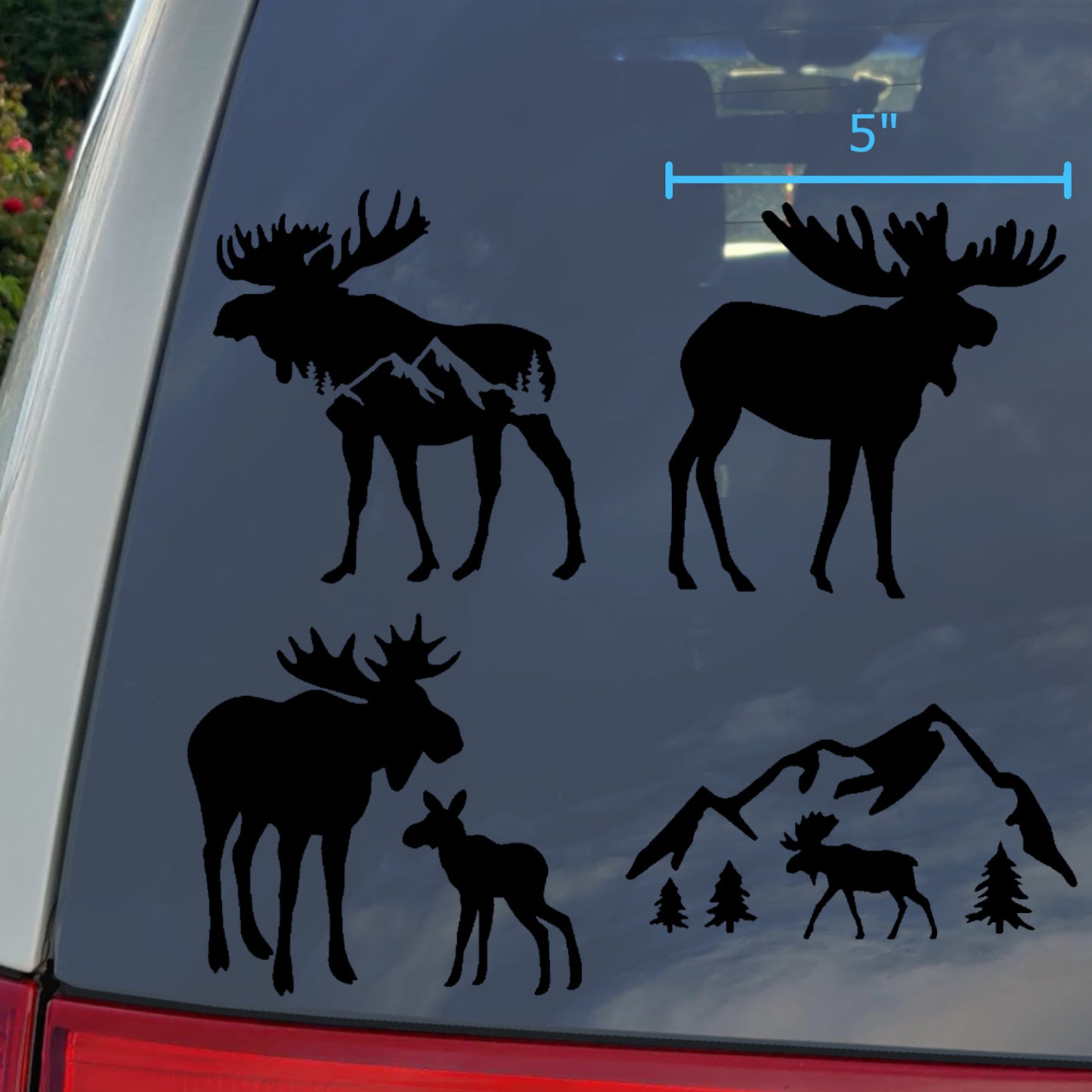 Moose Decal 4-Pack