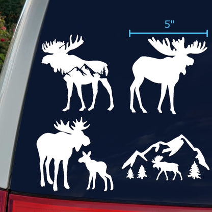 Moose Decal 4-Pack