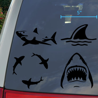 Shark Decal 4 Pack