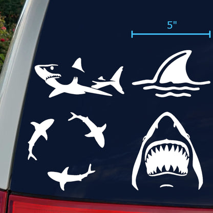 Shark Decal 4 Pack