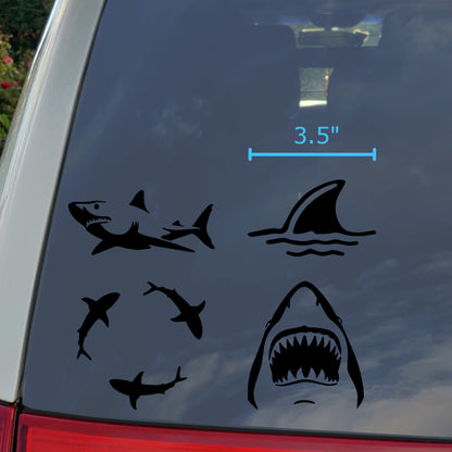 Shark Decal 4 Pack