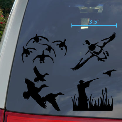 Duck Hunting Decals 4 Pack