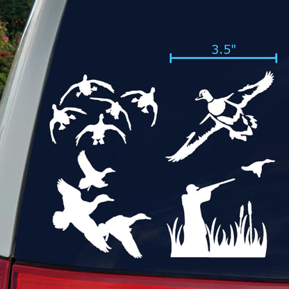 Duck Hunting Decals 4 Pack