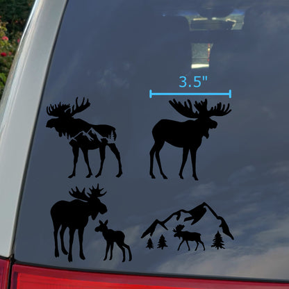 Moose Decal 4-Pack
