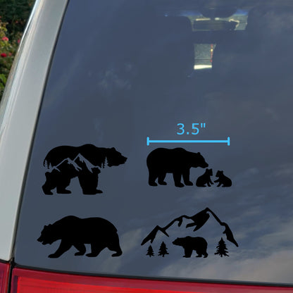 Bear Decal 4-Pack