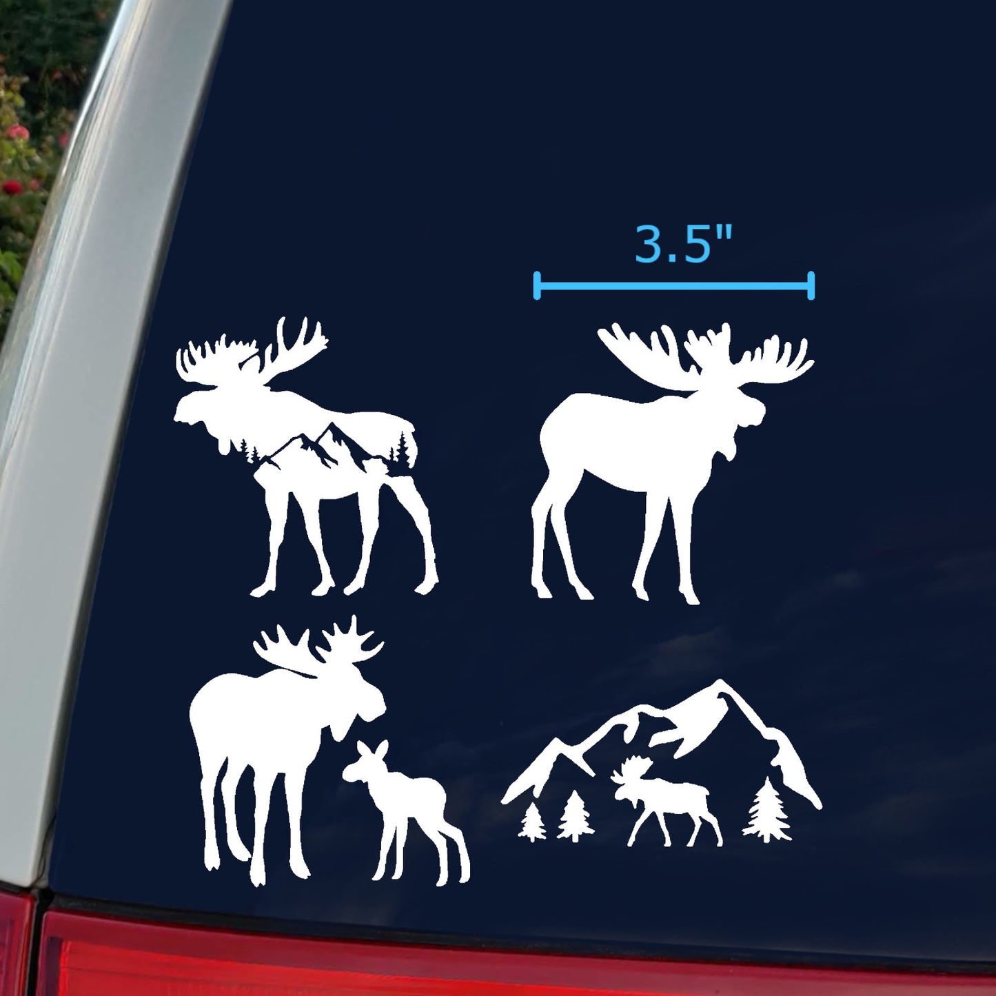 Moose Decal 4-Pack
