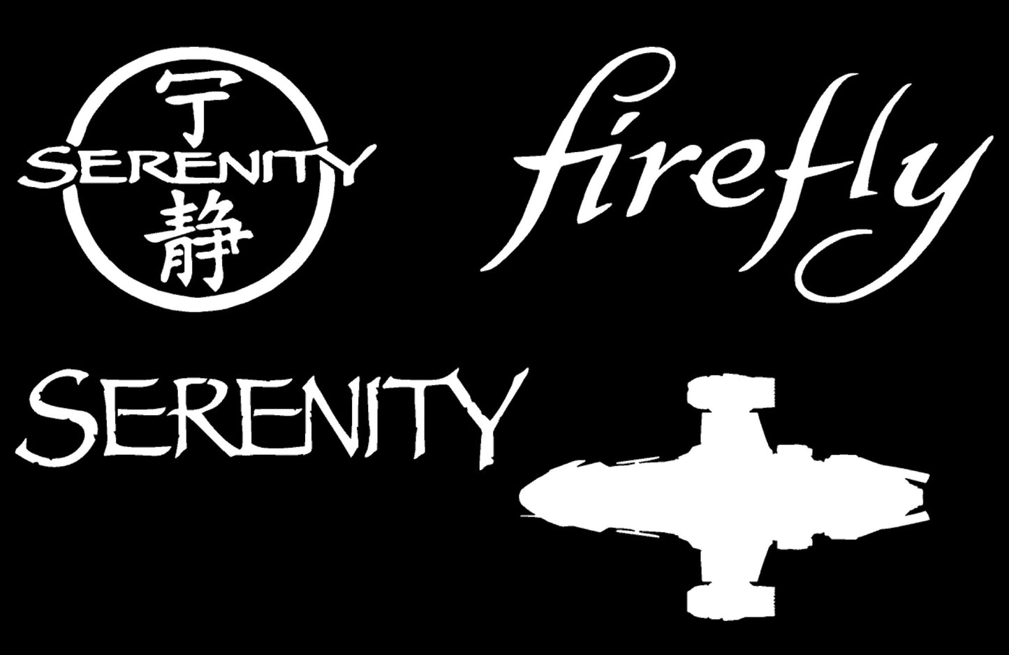 Firefly Logo(s) Decal 4 Pack