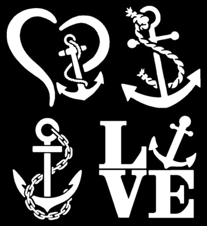 Anchor Decal 4 Pack