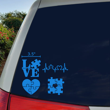 Autism Awareness Decal 4 Pack