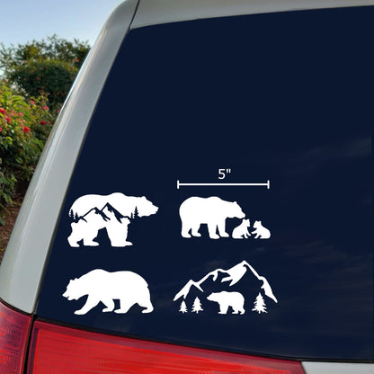 Bear Decal 4-Pack