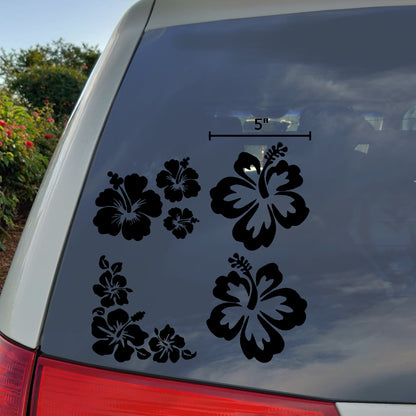 Hibiscus Decals 4 pack