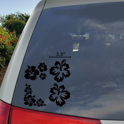 Hibiscus Decals 4 pack