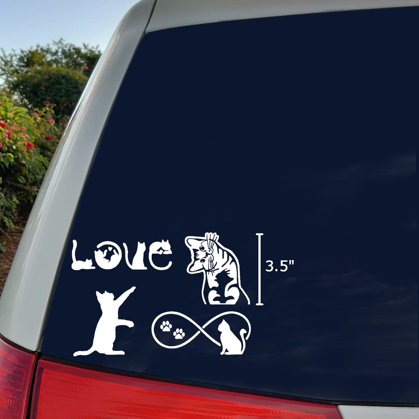 Cat Decal 4 Pack