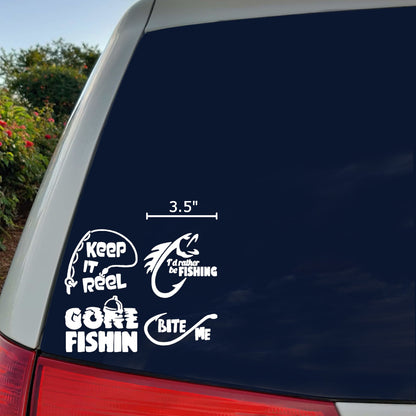 Fishing Decals 4 pack