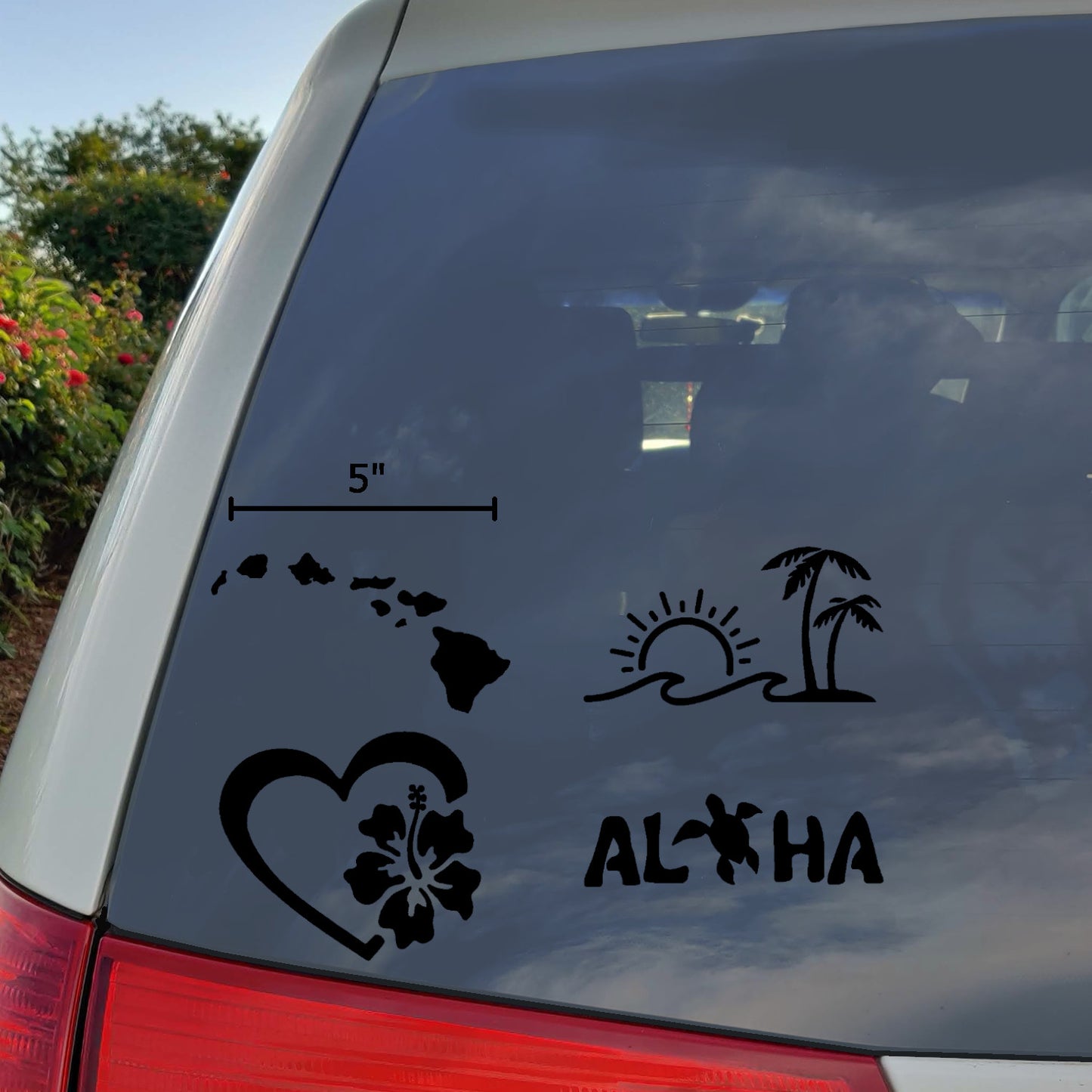 Hawaiian Decals 4 pack