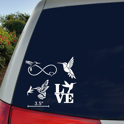 Hummingbird Decal 4 Pack