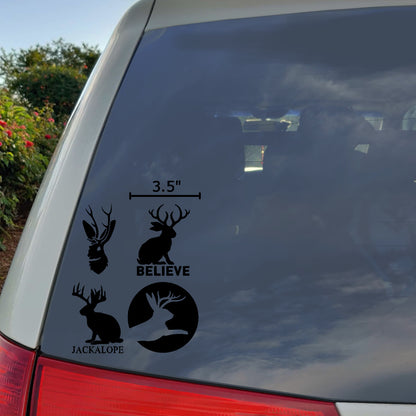 Jackalope Decal 4 pack