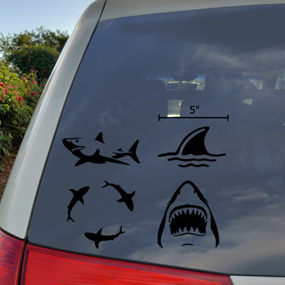 Shark Decal 4 Pack