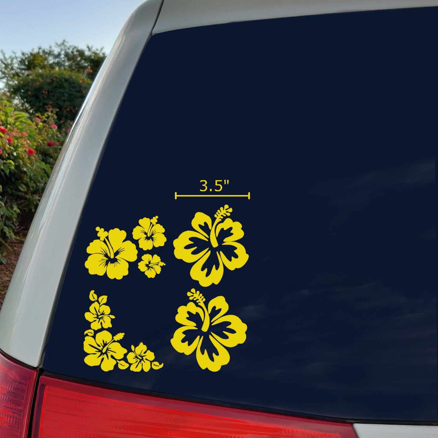 Hibiscus Decals 4 pack