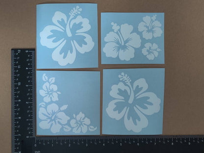 Hibiscus Decals 4 pack