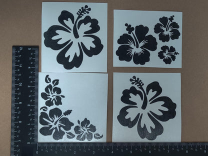 Hibiscus Decals 4 pack