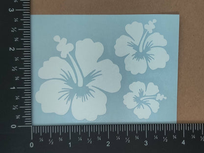 Hibiscus Decals 4 pack