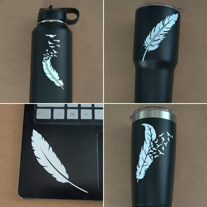 Feather to birds Decal 4 Pack