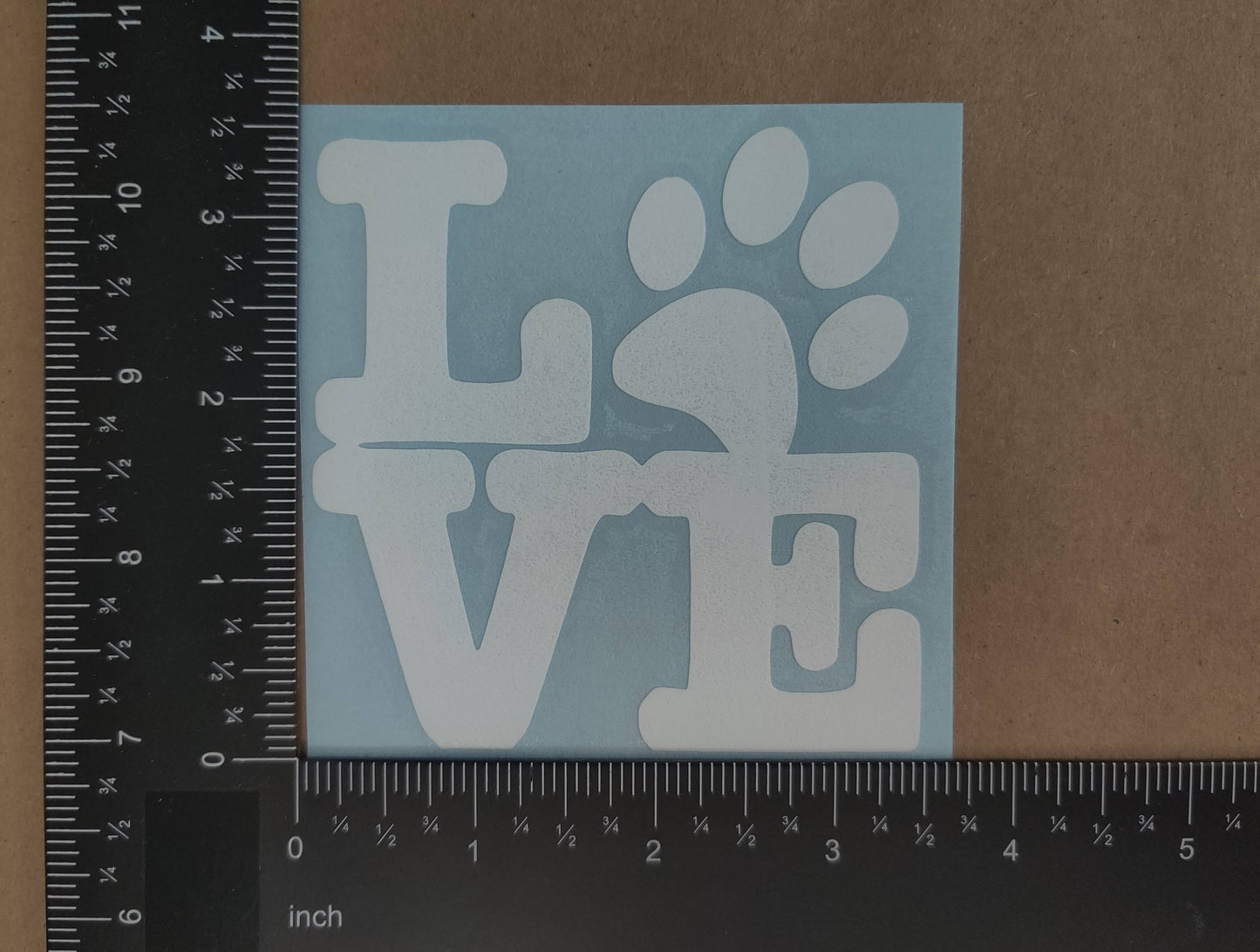 Paw Heartbeat Decals 4 pack