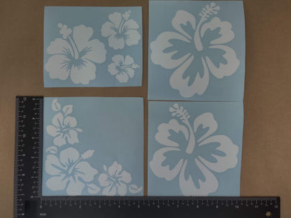 Hibiscus Decals 4 pack