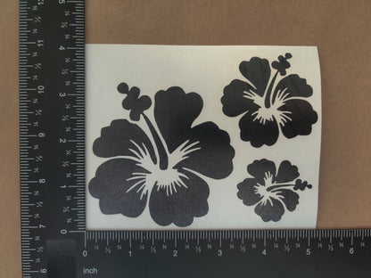 Hibiscus Decals 4 pack