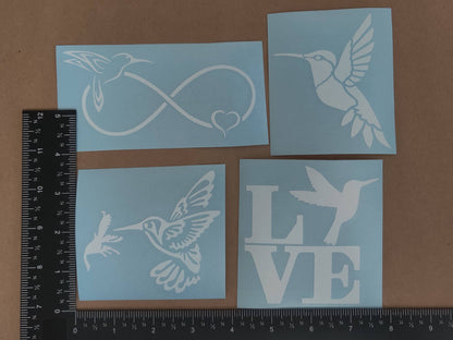 Hummingbird Decal 4 Pack