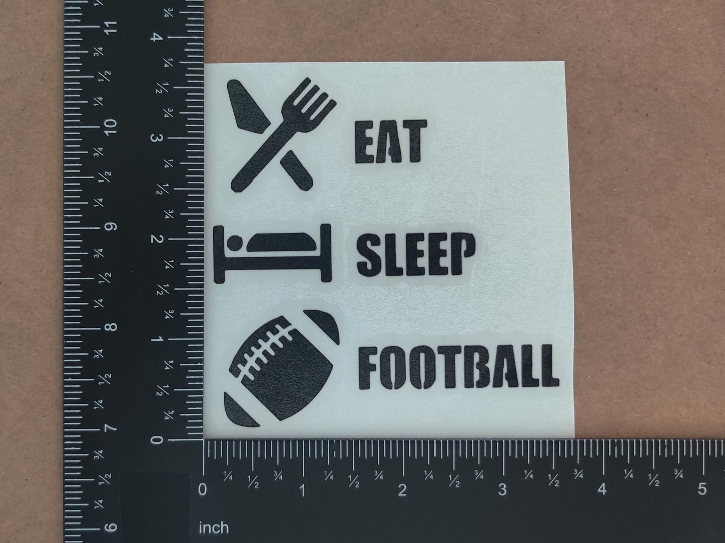 Football Decals 4 pack