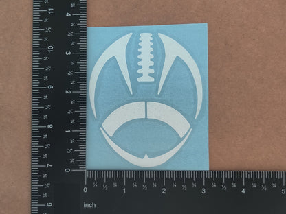 Football Decals 4 pack