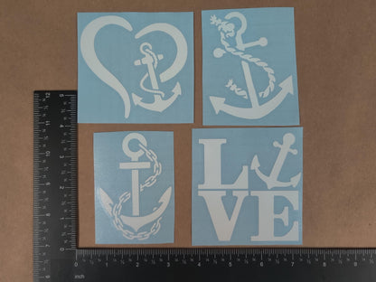 Anchor Decal 4 Pack