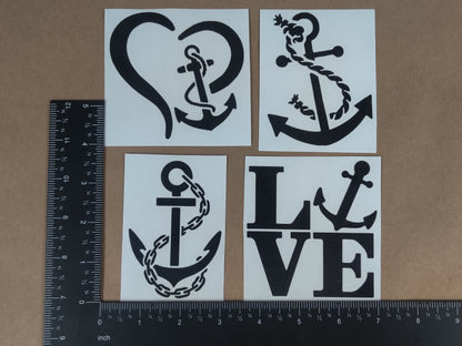 Anchor Decal 4 Pack