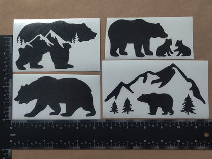 Bear Decal 4-Pack