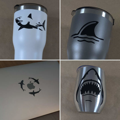 Shark Decal 4 Pack