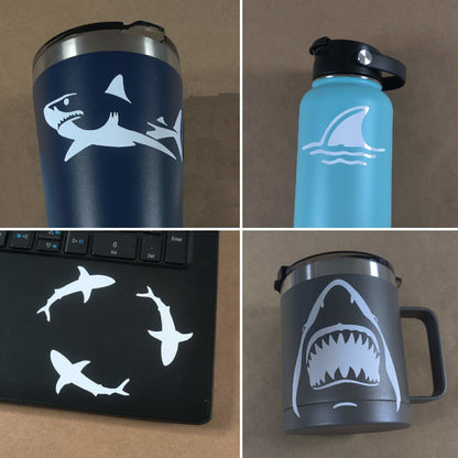 Shark Decal 4 Pack