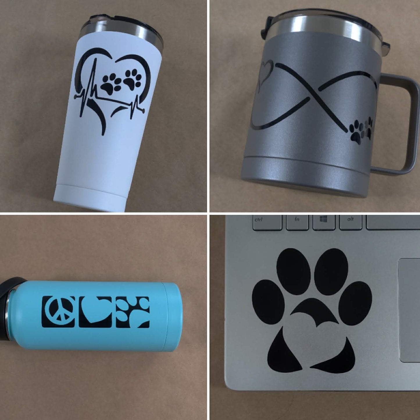 Paw Infinity Decals 4 Pack