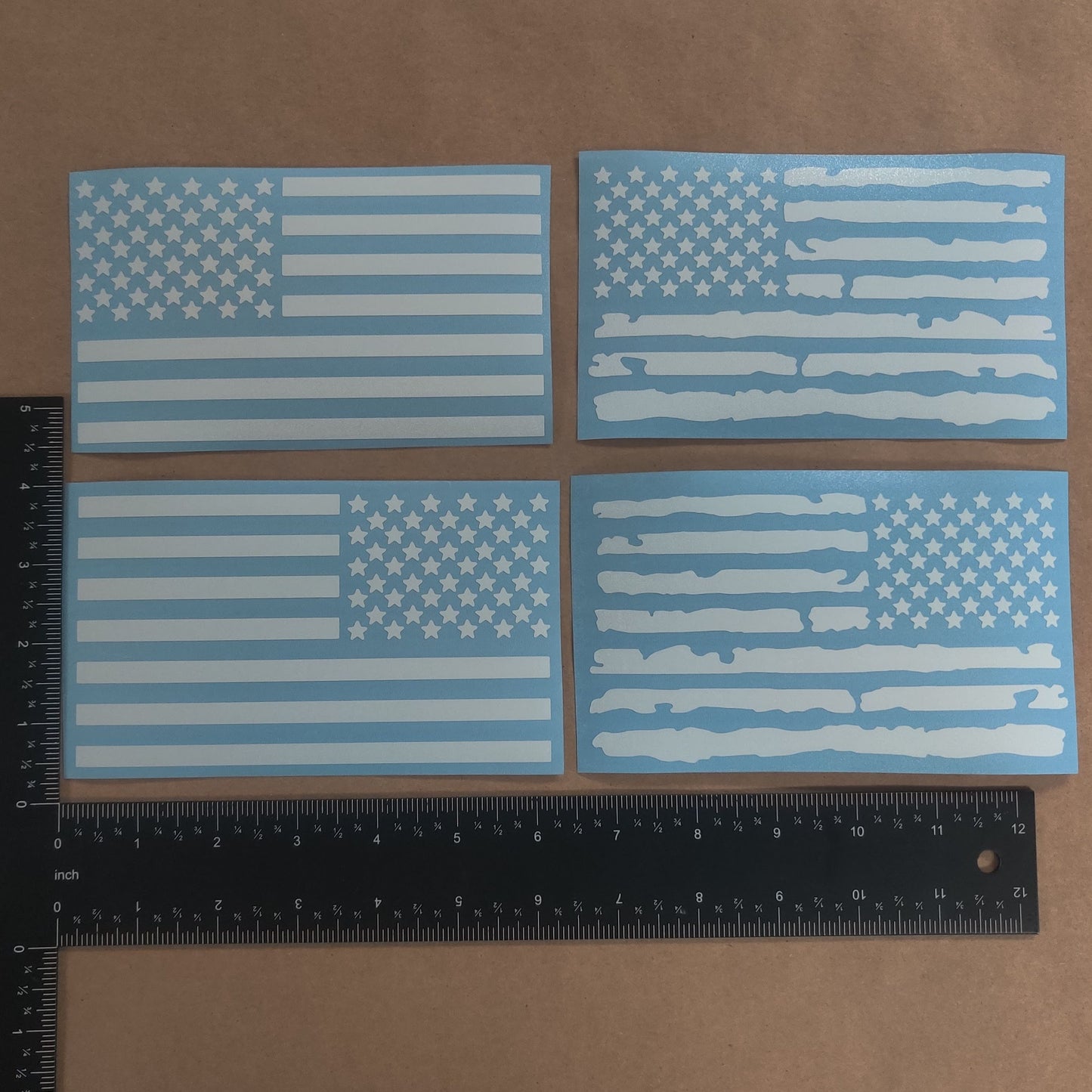 American Flag Decal 4 Pack