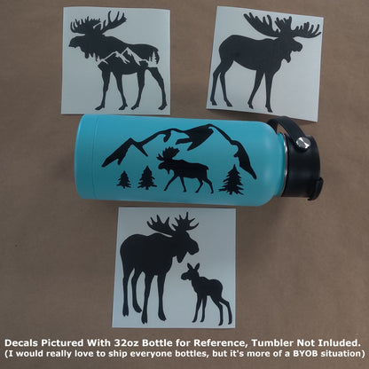 Moose Decal 4-Pack