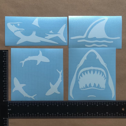 Shark Decal 4 Pack